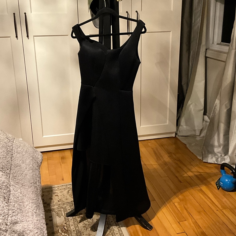 Issue New York Black High Low Dress